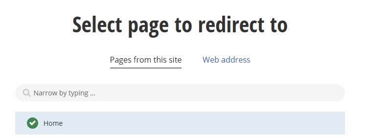 form submit redirect to existing page